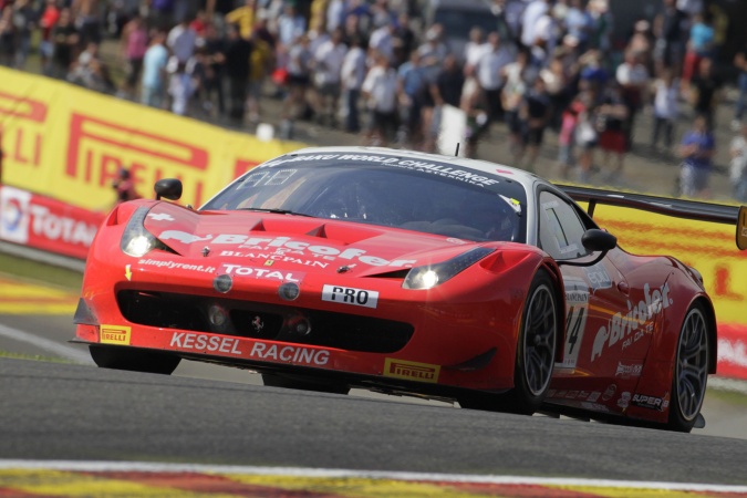 Bild: Cesar RamosDavide RigonDaniele Zampieri - Kessel Racing - Ferrari 458 Italia GT3