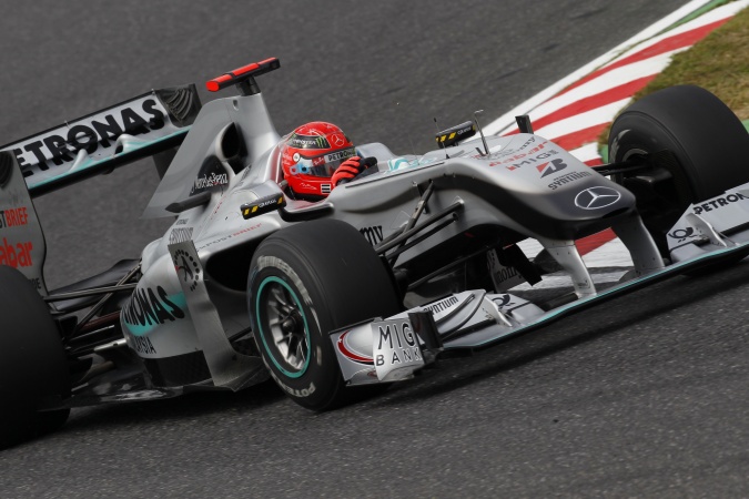 Bild: Michael Schumacher - Mercedes GP - Mercedes MGP W01