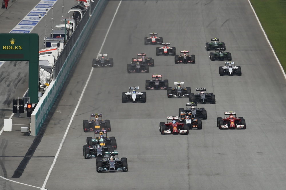 Bild: Formel 1, 2014, Malaysia, Start
