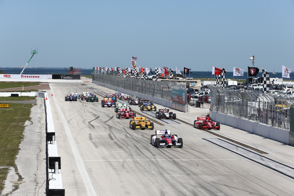 Bild: IndyCar, 2014, Petersburg, Start