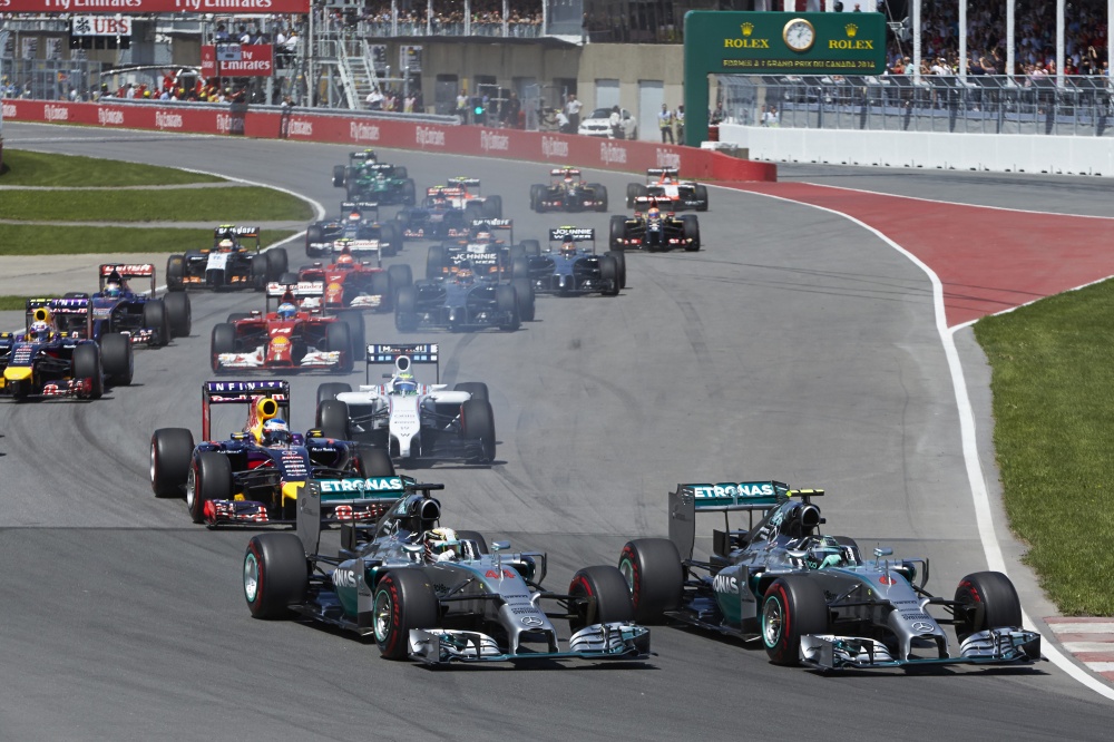 Bild: Formel 1, 2014, Kanada, Start