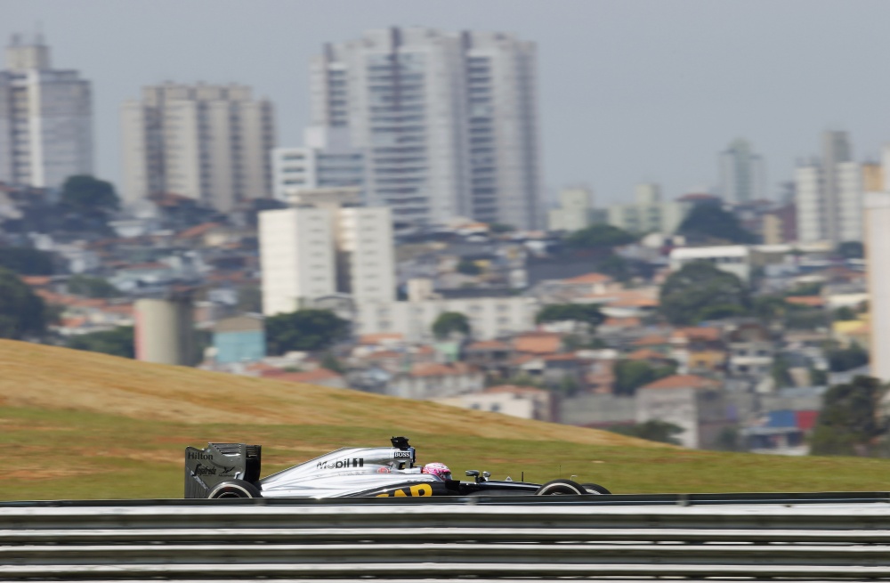 Bild: Formel 1, 2014, Interlagos, Button, McLaren