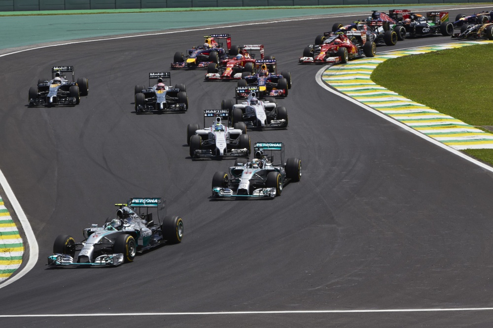 Bild: Formel 1, 2014, Interlagos, Start