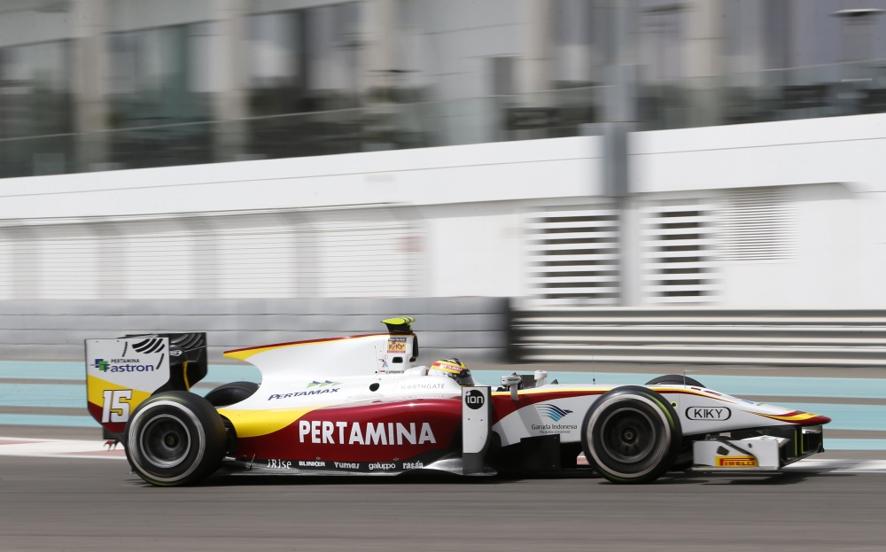 Bild: GP2, 2015, Test, AbuDhabi, Haryanto, Rapax