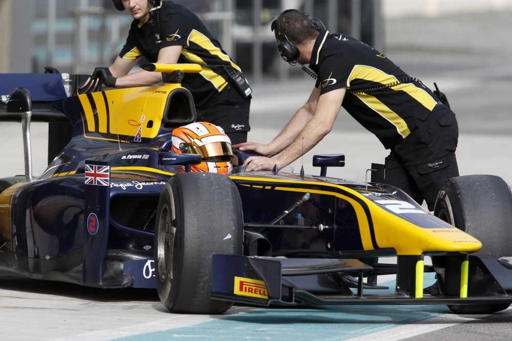 Bild: GP2, 2015, Test, AbuDhabi, Lynn, DAMS