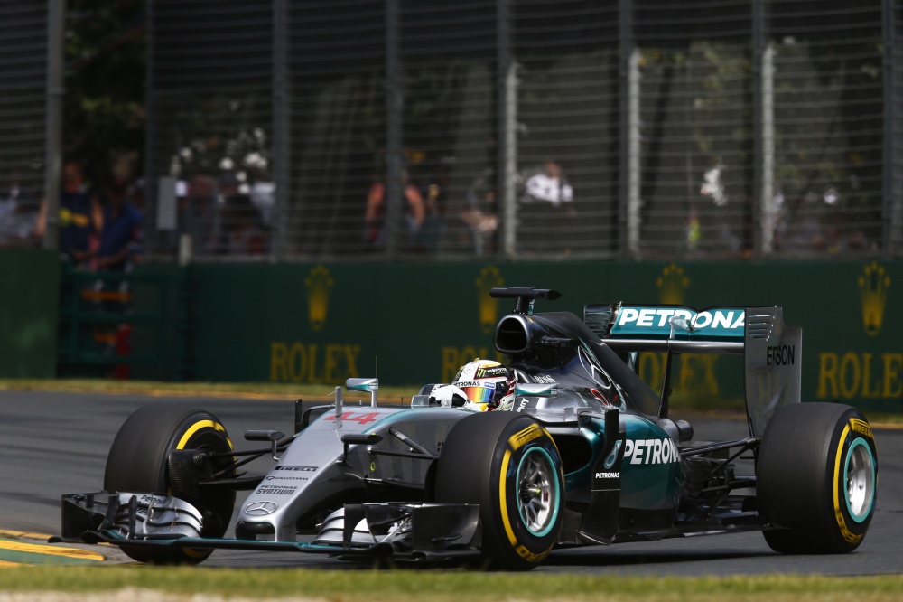Bild: Formel 1, 2015, Melbourne, Hamilton, Pole