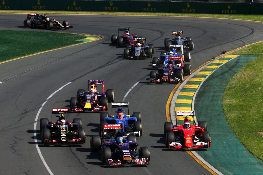 Bild: Formel 1, 2015, Melbourne, Start