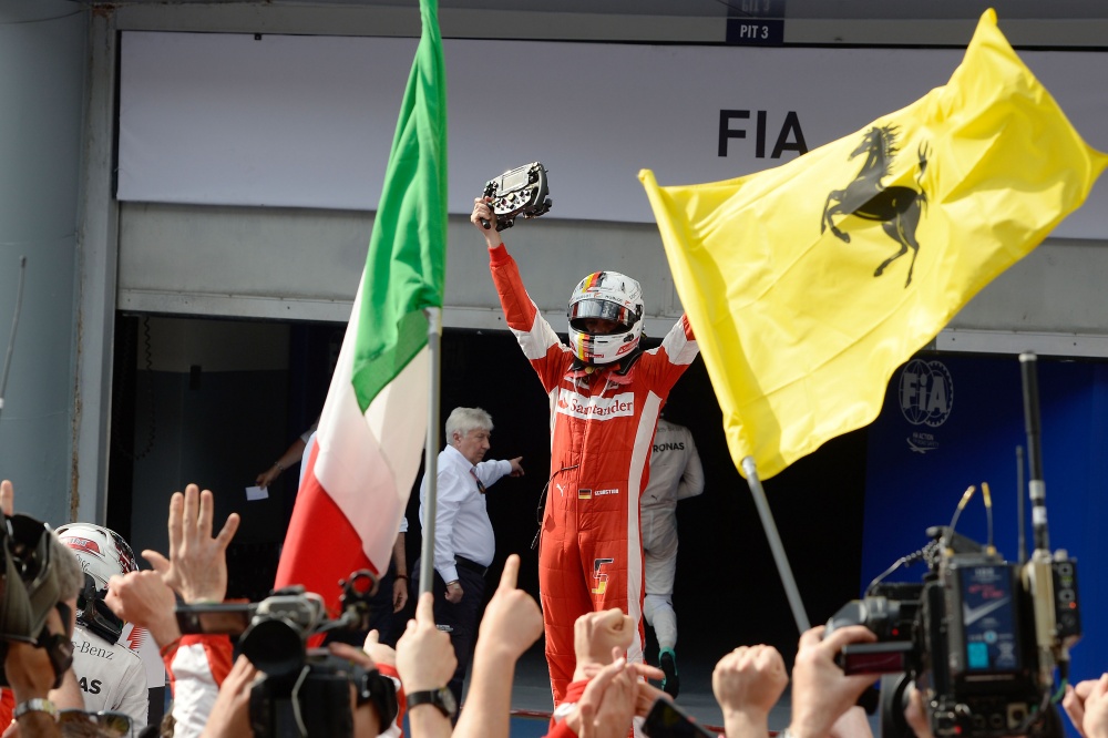 Bild: Formel 1, 2015, Malaysia, Vettel, Ferrari