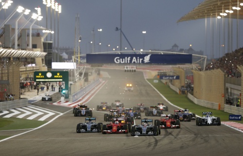Formel 1, 2015, Bahrain, Start