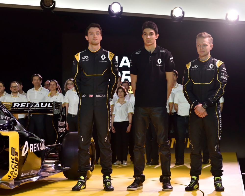 Bild: Formel 1, 2016, Presentation, Renault, Magnussen, Palmer