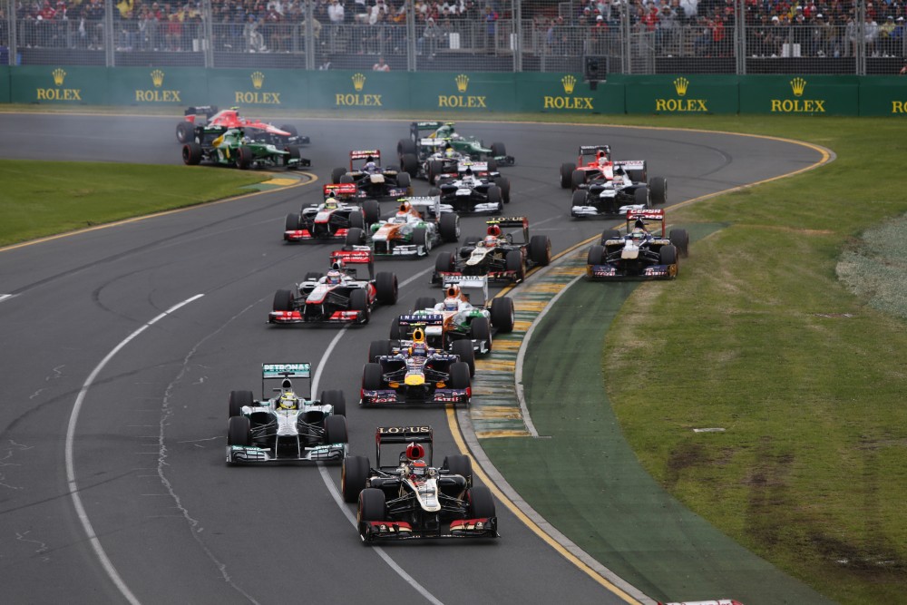 Bild: Formel 1, 2013, Melbourne, Start
