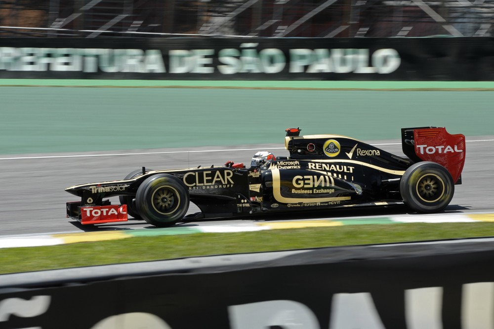 Bild: Kimi Räikkönen 2013 Interlagos Renault