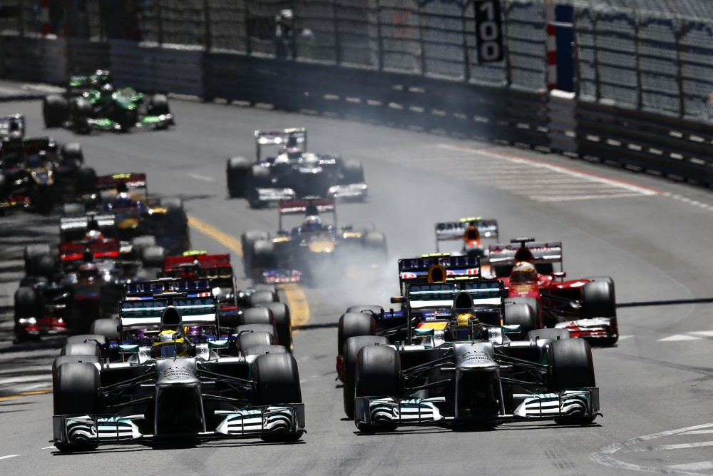 Bild: Formel 1, 2013, Monaco, Start