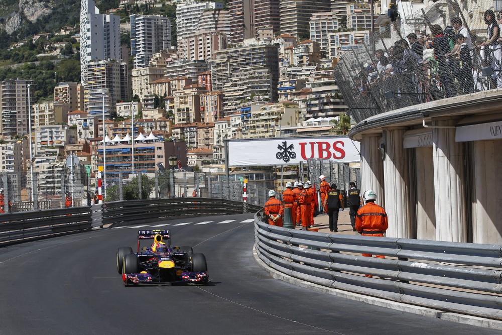 Bild: Formel 1, 2013, Monaco, Webber