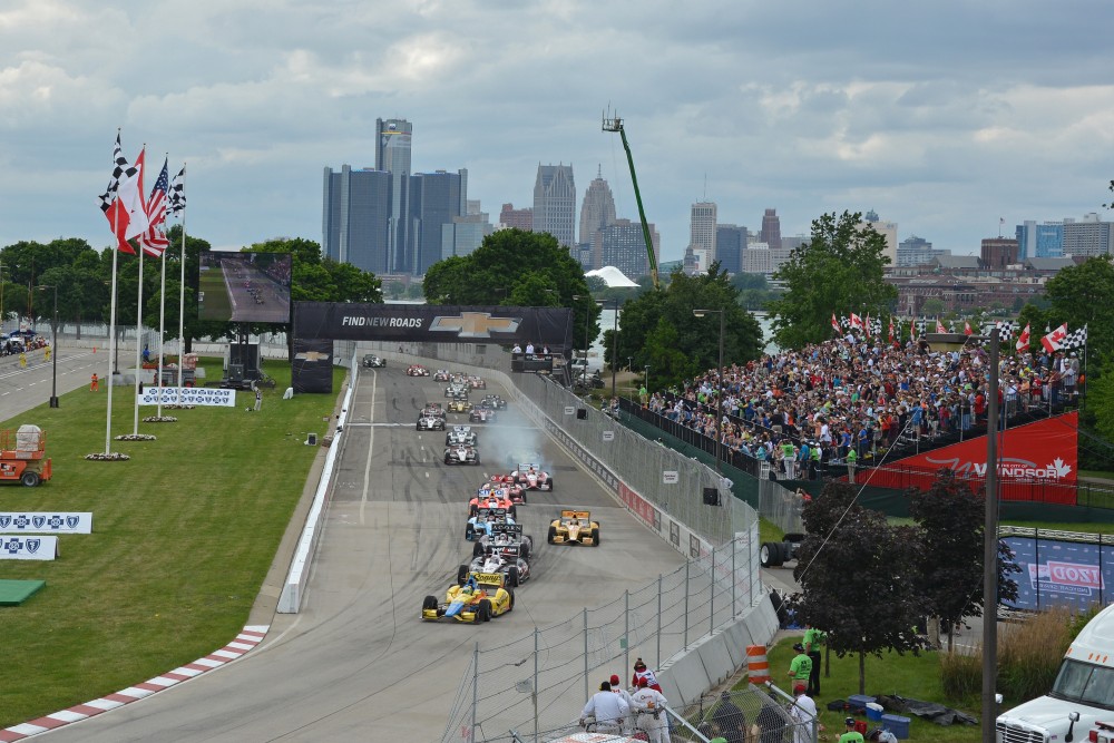 Bild: IndyCar, 2013, Detroit, Start 2