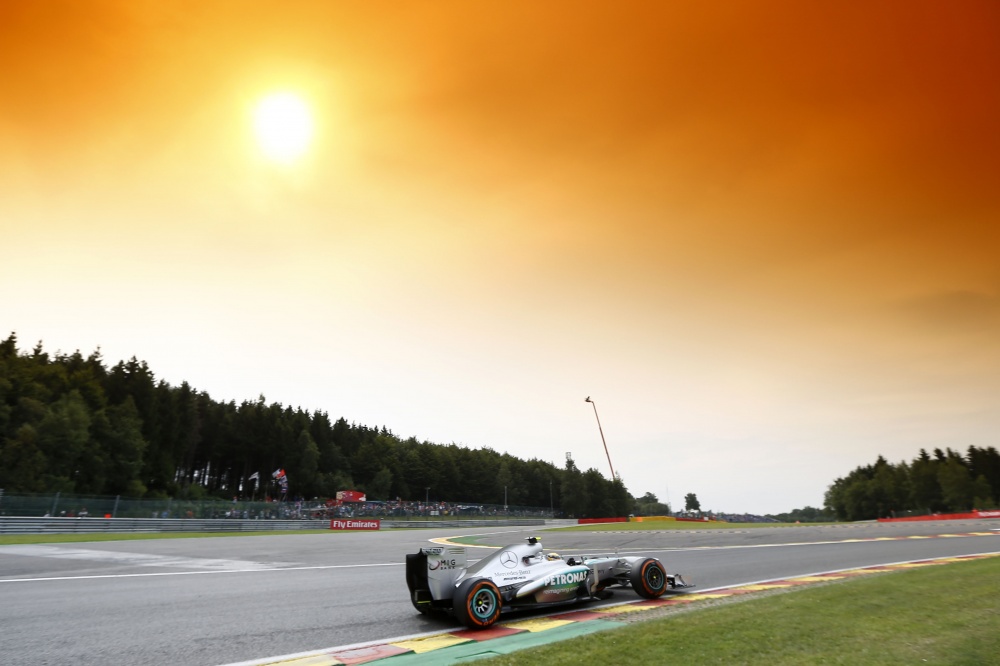 Bild: Formel 1, 2013, Spa, Hamilton