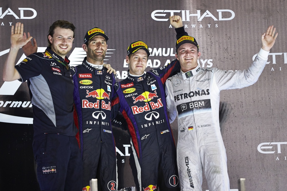 Bild: Formel 1, 2013, AbuDhabi, Podium