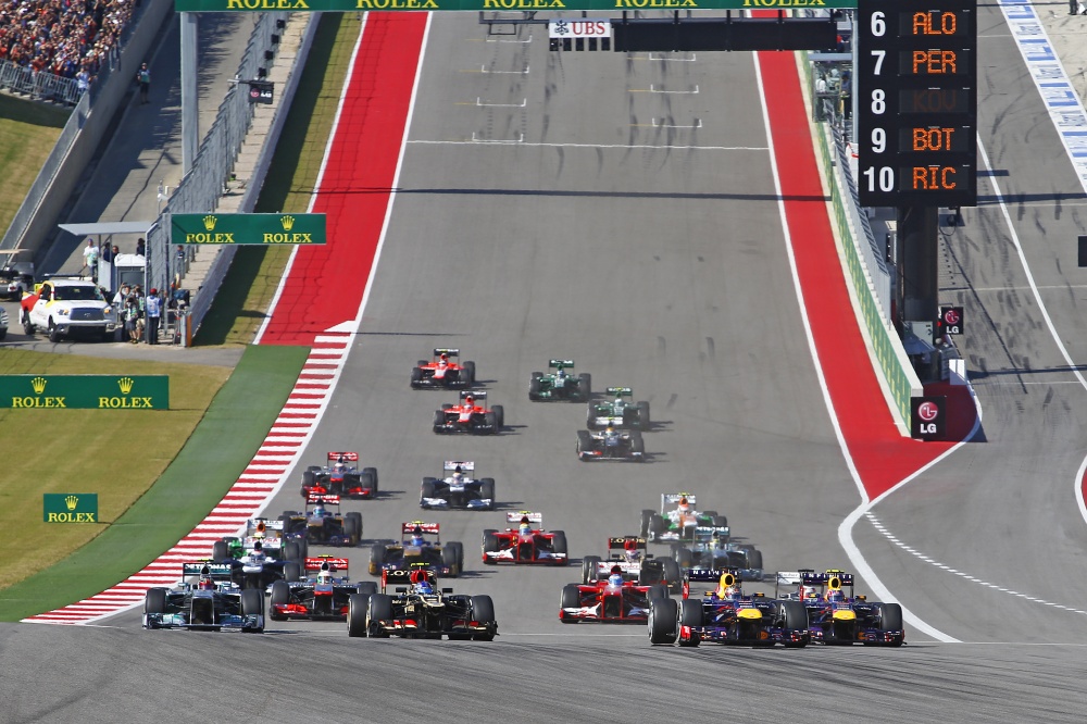 Bild: Formel 1, 2013, Austin, Start