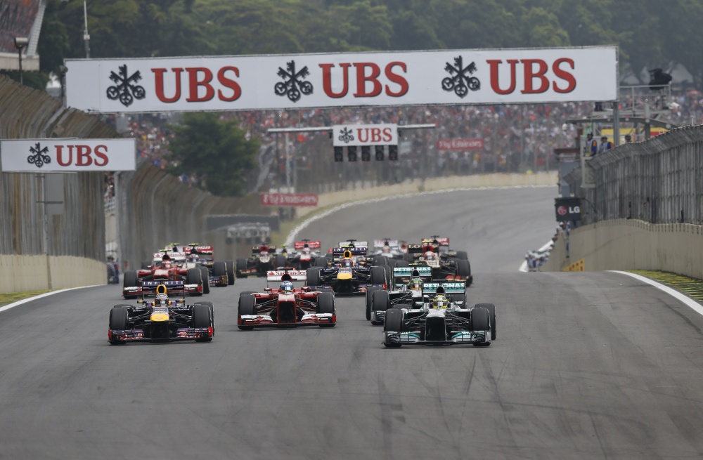 Bild: Formel 1, 2013, Interlagos, Start