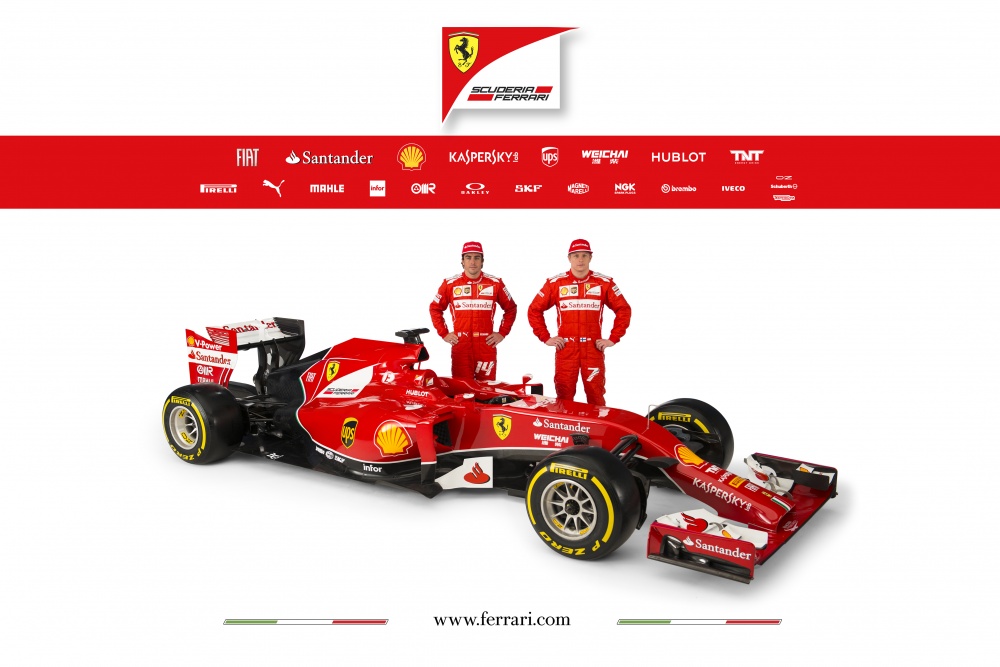 Bild: Formel 1, 2014, Ferrari, Alonso, Räikkönen