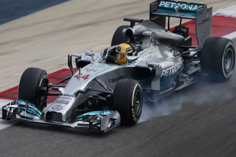 Bild: Formel 1, 2014, Test, Bahrain, Mercedes