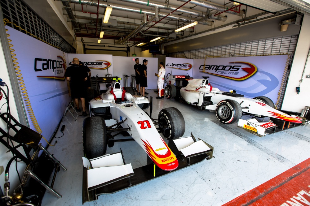 Bild: GP2, 2014, Test, AbuDhabi, Campos