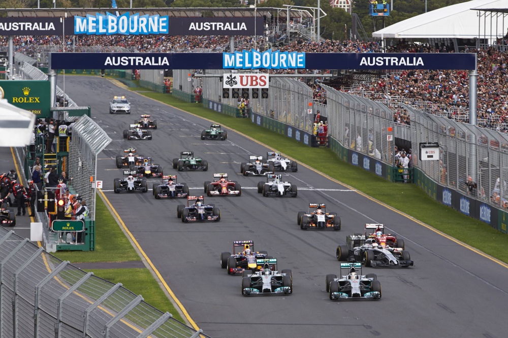 Bild: Formel 1, 2014, Melbourne, Start