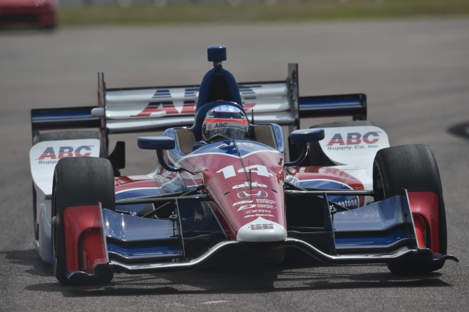 Bild: Takuma Sato - A.J. Foyt Enterprises - Dallara DW12 (MAk) - Honda