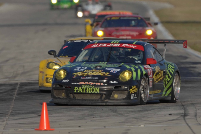 Bild: Bill SweedlerRomeo KapudijaJan-Dirk Lueders - Alex Job Racing - Porsche 911 GT3 Cup (997)