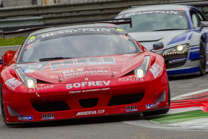 Bild: Patrice GoueslardLudovic BadeyJean-Luc Beaubélique - Auto Sport Promotion - Ferrari 458 Italia GT3