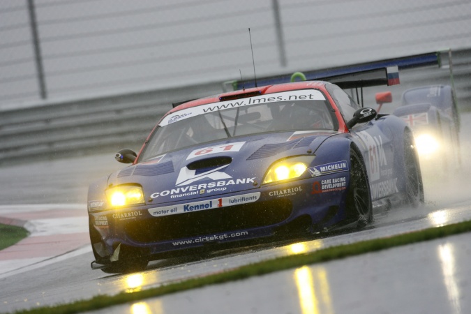 Bild: Christophe BouchutAlexei VasilievDarren Turner - Convers Team - Ferrari 550-GTS Maranello