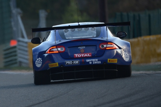 Bild: Frederic BarthLorenz FreyGabriele GardelJonathan Hirschi - Emil Frey Racing - Jaguar XK Frey GT3