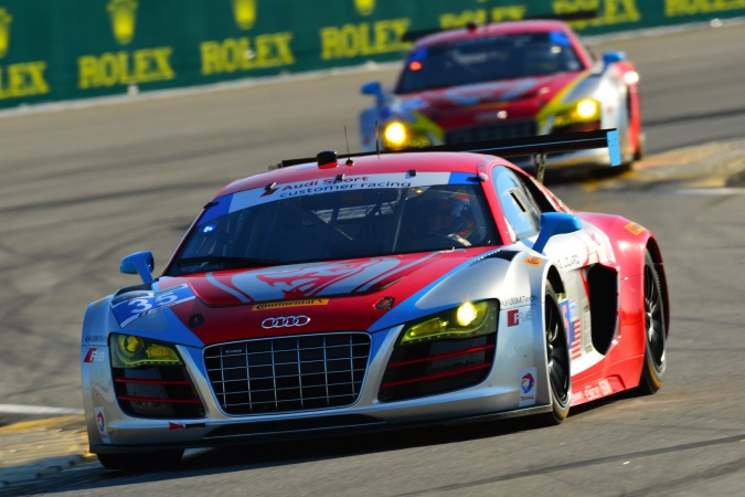 Bild: Seth NeimanDion von MoltkeAlessandro LatifFilipe Miguel Albuquerque - Flying Lizard Motorsports - Audi R8 LMS