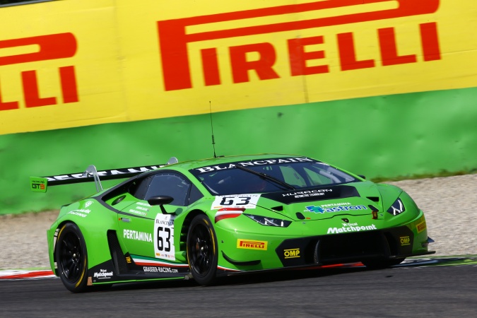 Bild: Mirko BortolottiGiovanni VenturiniAdrian Zaugg - Grasser Racing Team - Lamborghini Huracán GT3