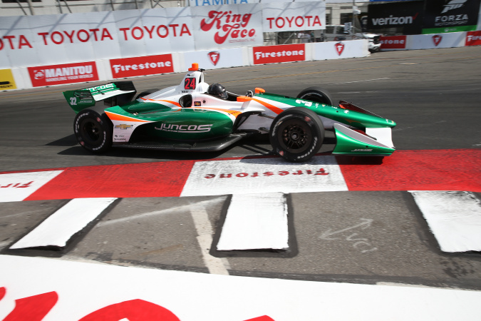 Bild: Kyle Kaiser - Juncos Racing - Dallara DW12 (IR18) - Chevrolet