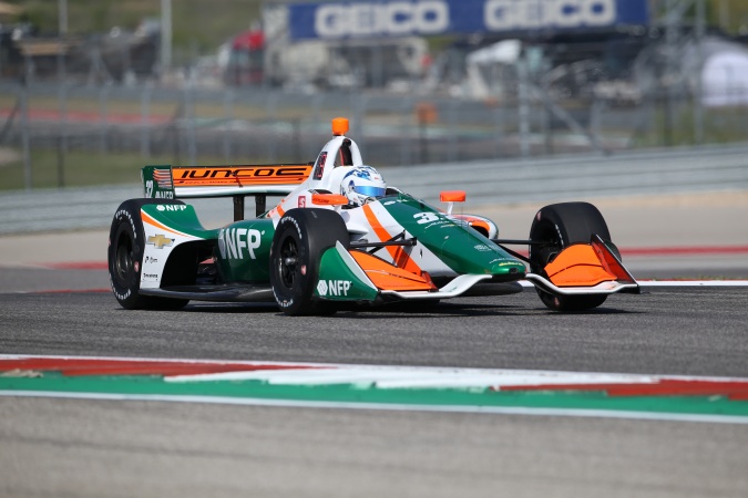 Bild: Kyle Kaiser - Juncos Racing - Dallara DW12 (IR18) - Chevrolet