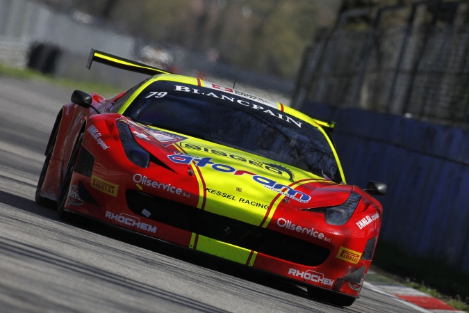 Bild: Alessandro GarofanoBeniamino CacciaLorenzo Bontempelli - Kessel Racing - Ferrari 458 Italia GT3