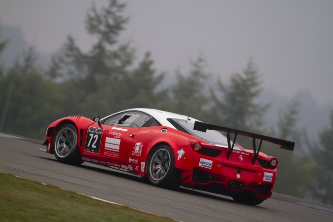 Bild: Claude-Yves GosselinMarc RostanPierre Bruneau - Kessel Racing - Ferrari 458 Italia GT3