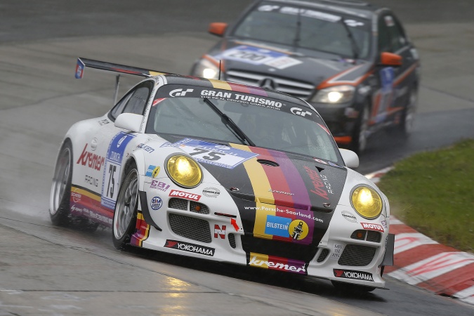 Bild: Eberhard BaunachUlf KarlssonEdgar SalewskyMartin Kalandrik - Kremer Racing - Porsche 911 GT3 Cup (997)