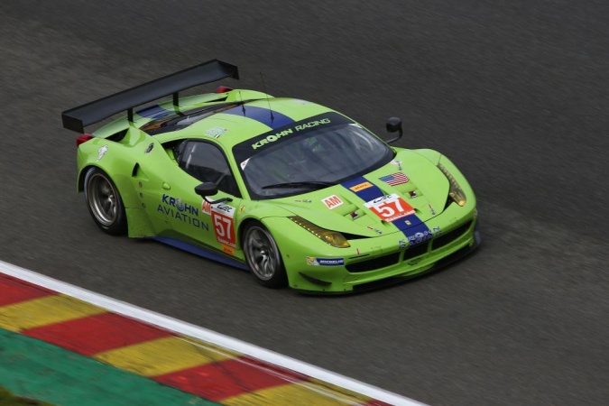 Bild: Niclas JönssonMaurizio MedianiTracy Krohn - Krohn Racing - Ferrari 458 Italia GTC