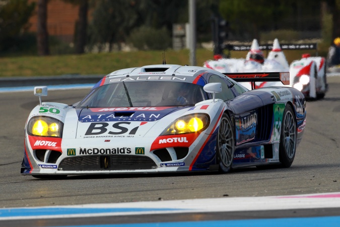 Bild: Gabriele GardelPatrice GoueslardJulien Canal - Larbre Compétition - Saleen S7-R