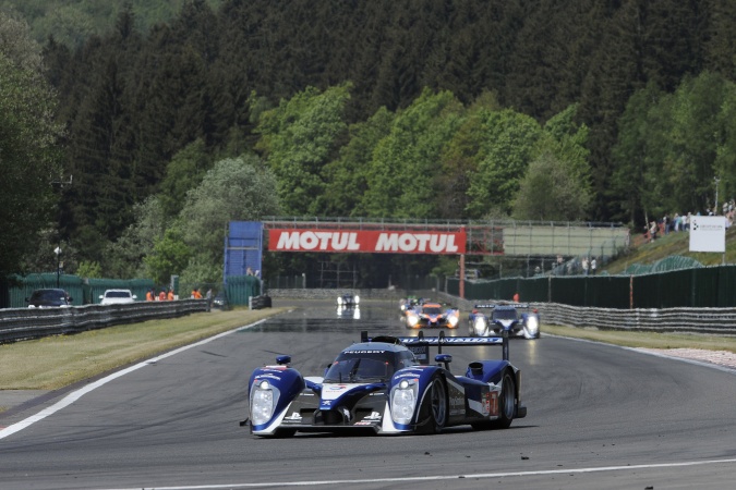 Bild: Alexander WurzAnthony DavidsonMarc Gene - Peugeot Sport - Peugeot 908