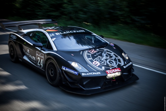 Bild: Peter KoxMarc Alexander HayekAlbert von Thurn und TaxisJos Menten - Reiter Engineering - Lamborghini Gallardo LP600+