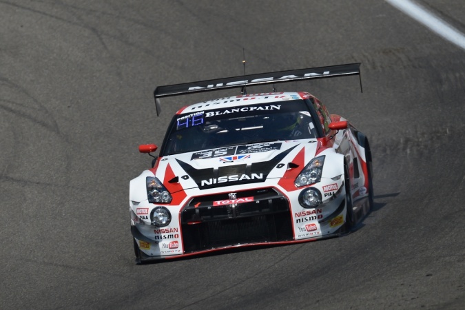 Bild: Mark ShulzhitskiyMiguel FaiscaKatsumasa ChiyoMasataka Yanagida - RJN Motorsport - Nissan GT-R GT3