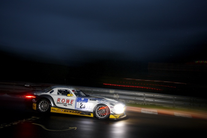 Bild: Lance David ArnoldAlexander RoloffJan SeyffarthThomas Jäger - Rowe Racing - Mercedes SLS AMG GT3