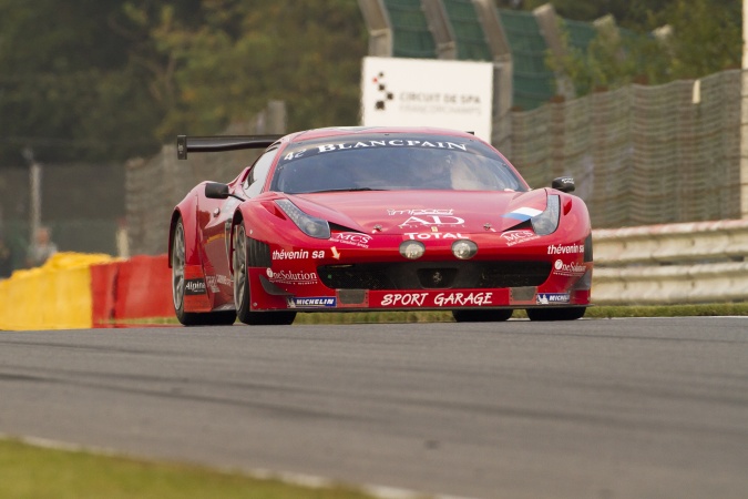 Bild: Lionel ComoleRomain BrandelaMichael Petit - Sport Garage - Ferrari 458 Italia GT3