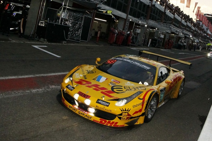 Bild: Thierry PrignaudRomain BrandelaLeonardo GoriniStephane Lemeret - Sport Garage - Ferrari 458 Italia GT3