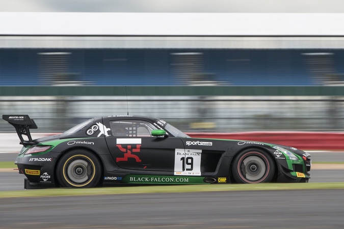 Bild: Abdulaziz Al FaisalHubert HauptAndreas Simonsen - Team Black Falcon - Mercedes SLS AMG GT3