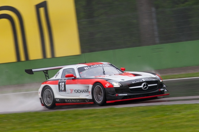 Bild: Bret CurtisSteve JansSean Edwards - Team Black Falcon - Mercedes SLS AMG GT3
