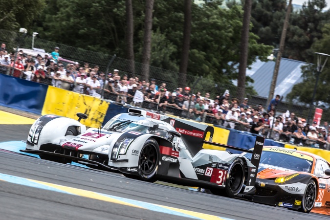 Bild: Filipe Miguel AlbuquerqueMarco BonanomiOliver Jarvis - Team Joest - Audi R18 e-tron quattro (2014)